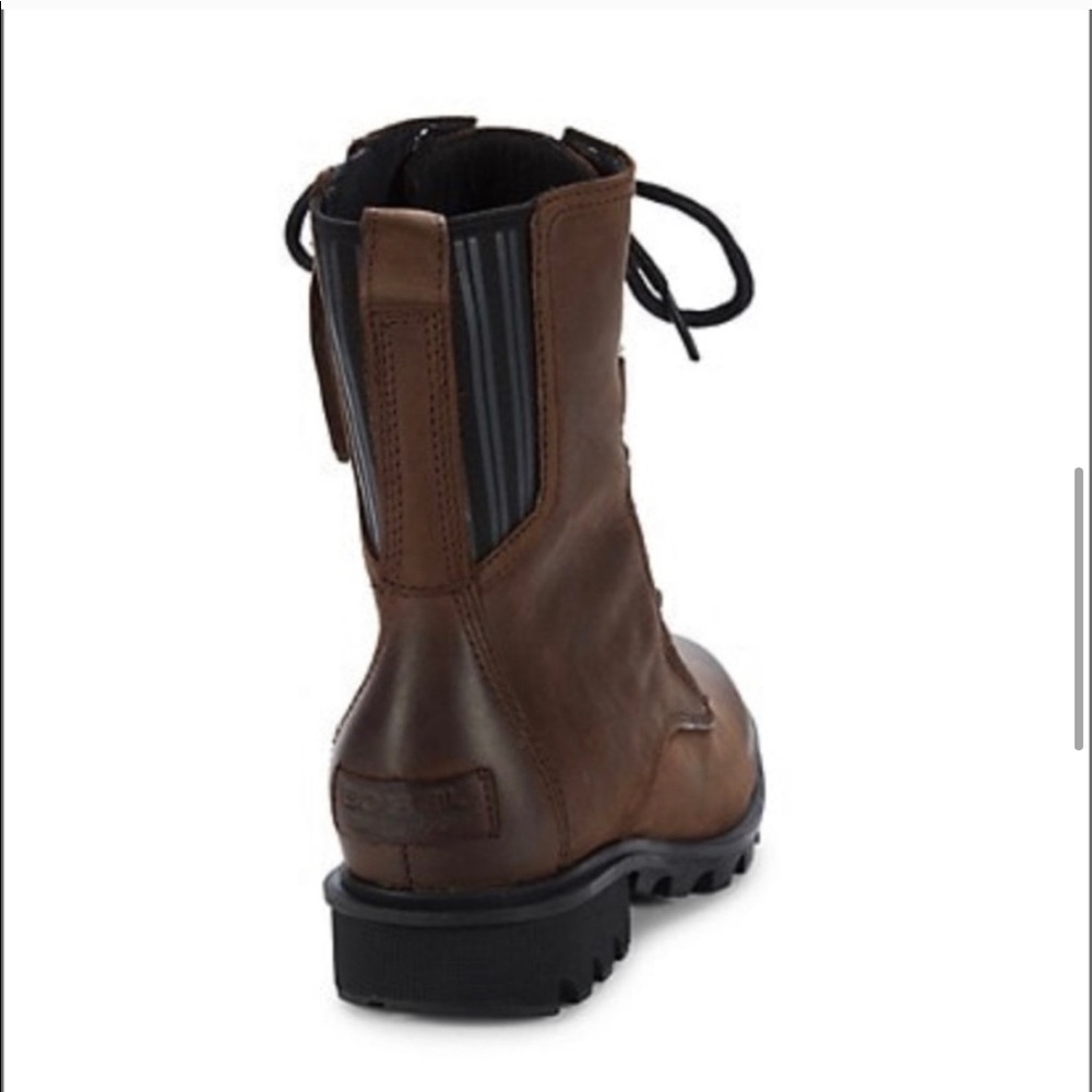 SOREL WOMEN’S PHOENIX Leather Combat Boot Size: - Picture 7 of 11
